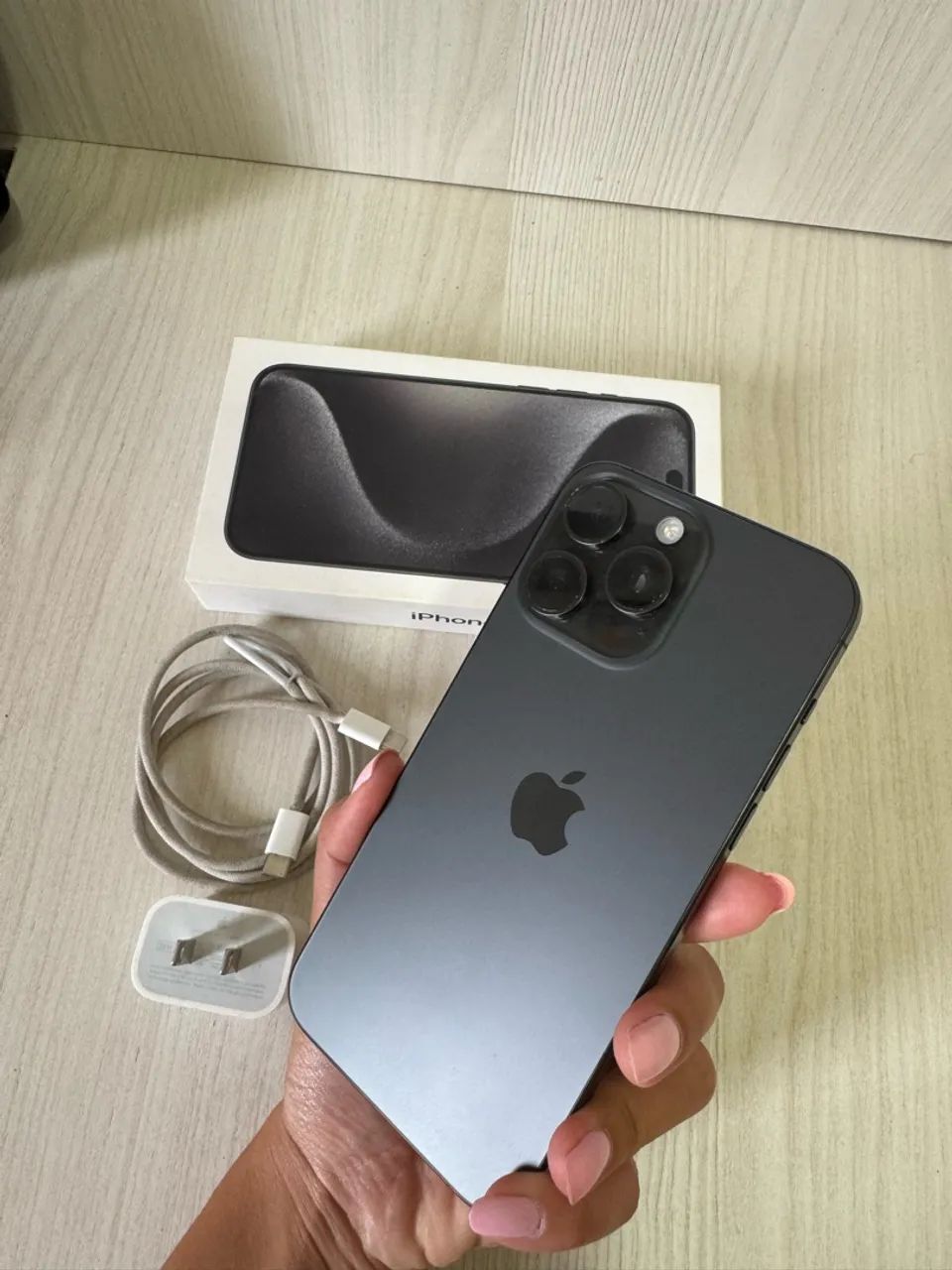 iPhone 15 Pro Max 256GB preto - Foto 3