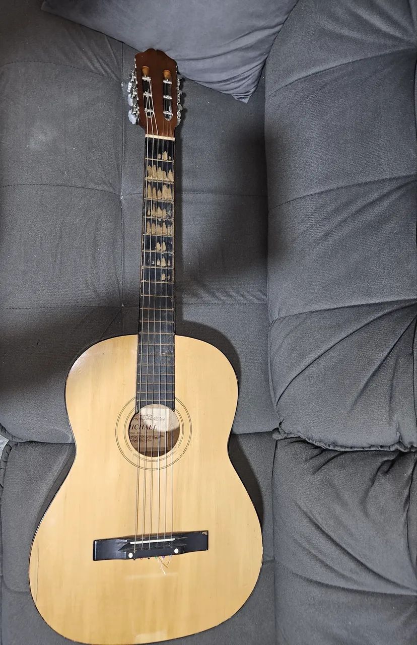 Violão Michael Clássico Acústico - Funcionando - Ótimo para Estudos
