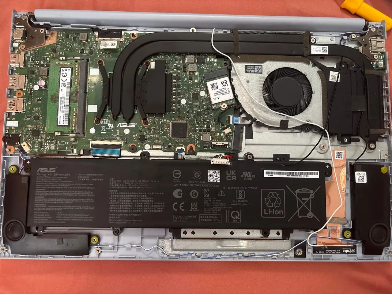 Carcaça asus vivobook retirada de peças