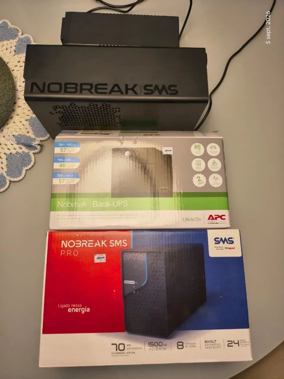 No-break Quantidade x2 (APC 700VA + LEGRAND 1500VA) - Foto 3