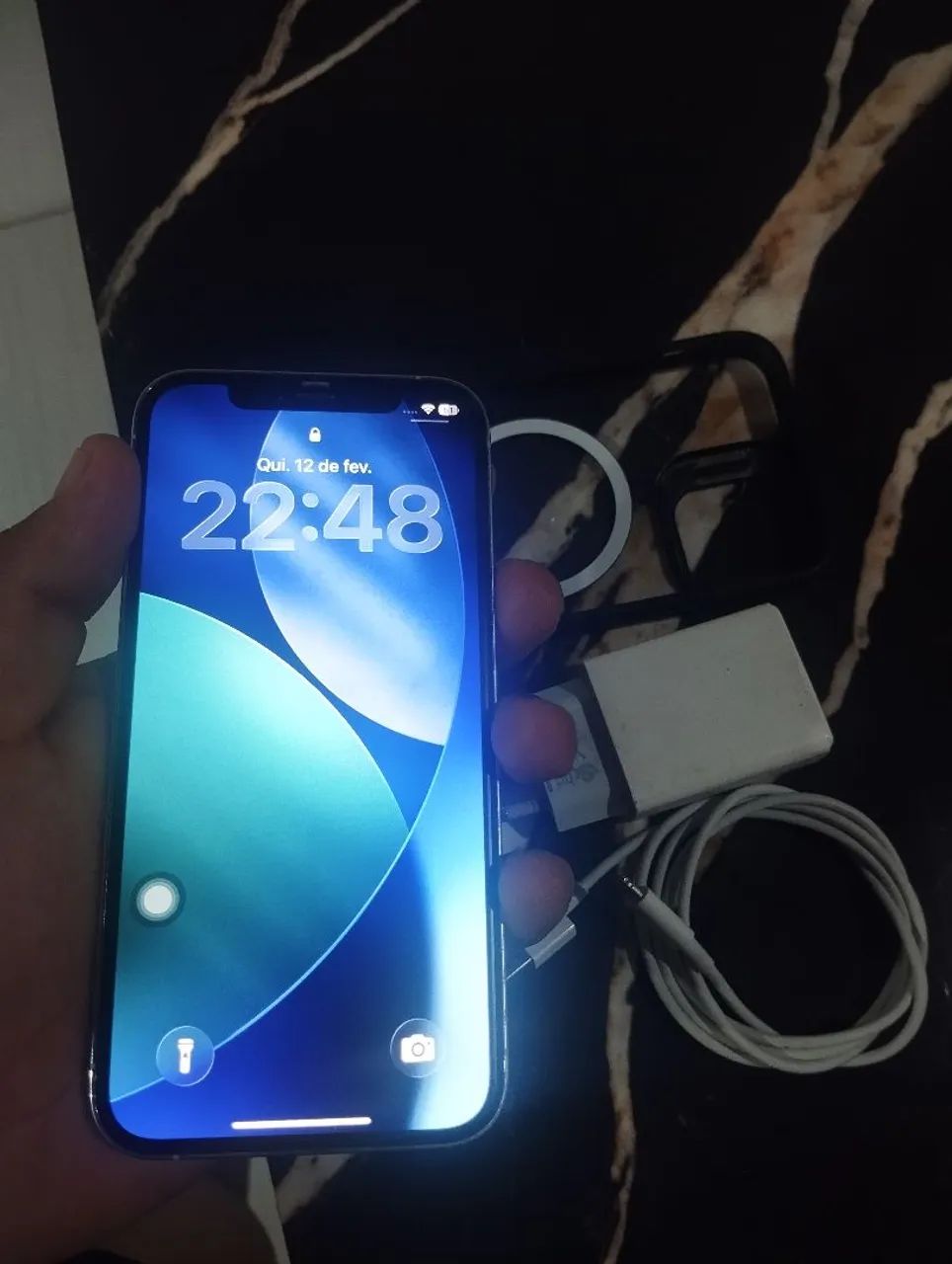 IPHONE 12 PRO BRANCO ZERADO - Foto 2