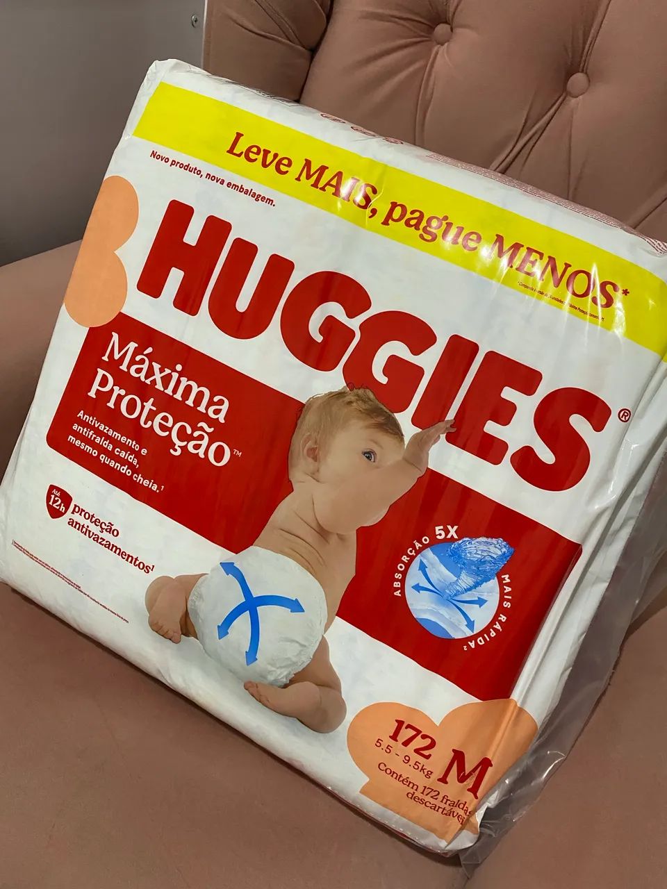 Fraldas descartáveis Huggies pacotão  - Foto 2