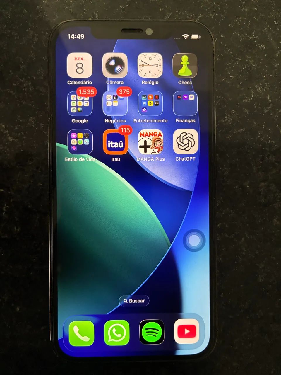 iPhone 12 Pro 128GB Azul Pacífico | Câmeras e Face ID Perfeitos