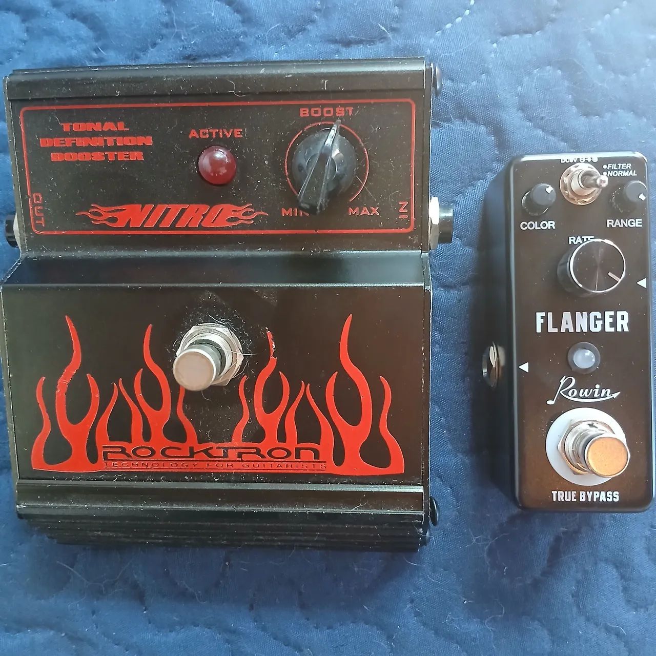 Pedal Boost Nitro Rocktron + Brinde Flanger Rowin