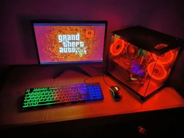 PC Completo Ryzen 5 com 16GB RAM - Placa de video e jogos - Foto 4
