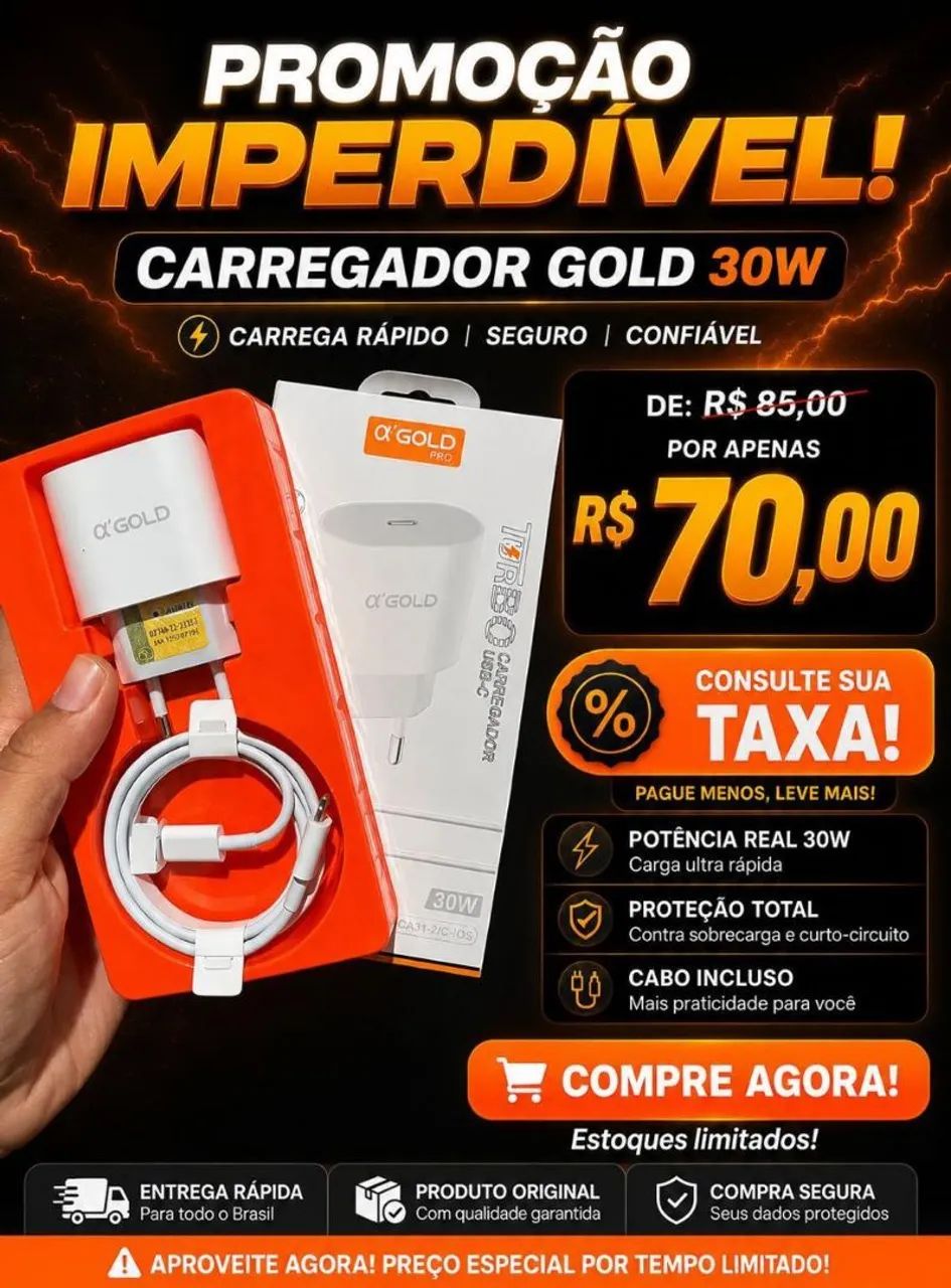 Carregador de iPhone a partir de R$40,00 - Foto 2