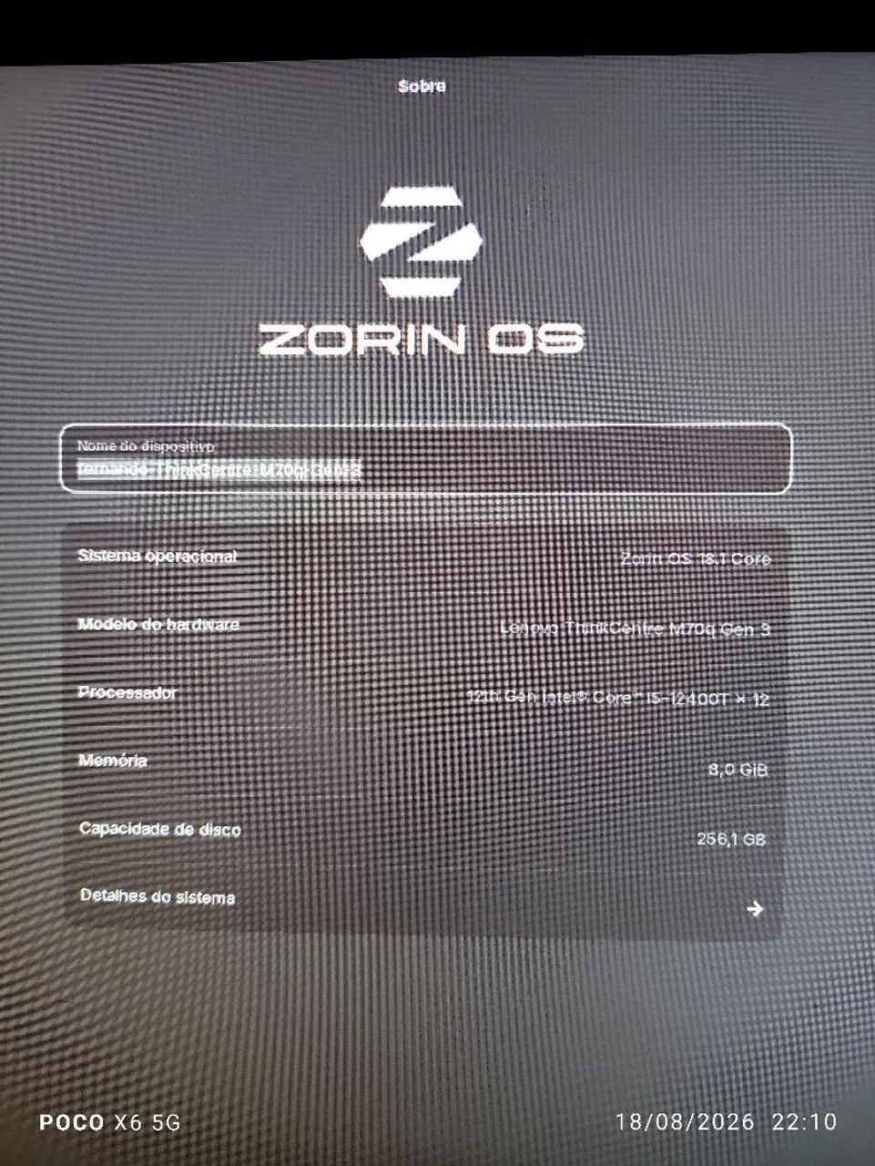 Mini PC LENOVO M70q  - Foto 4