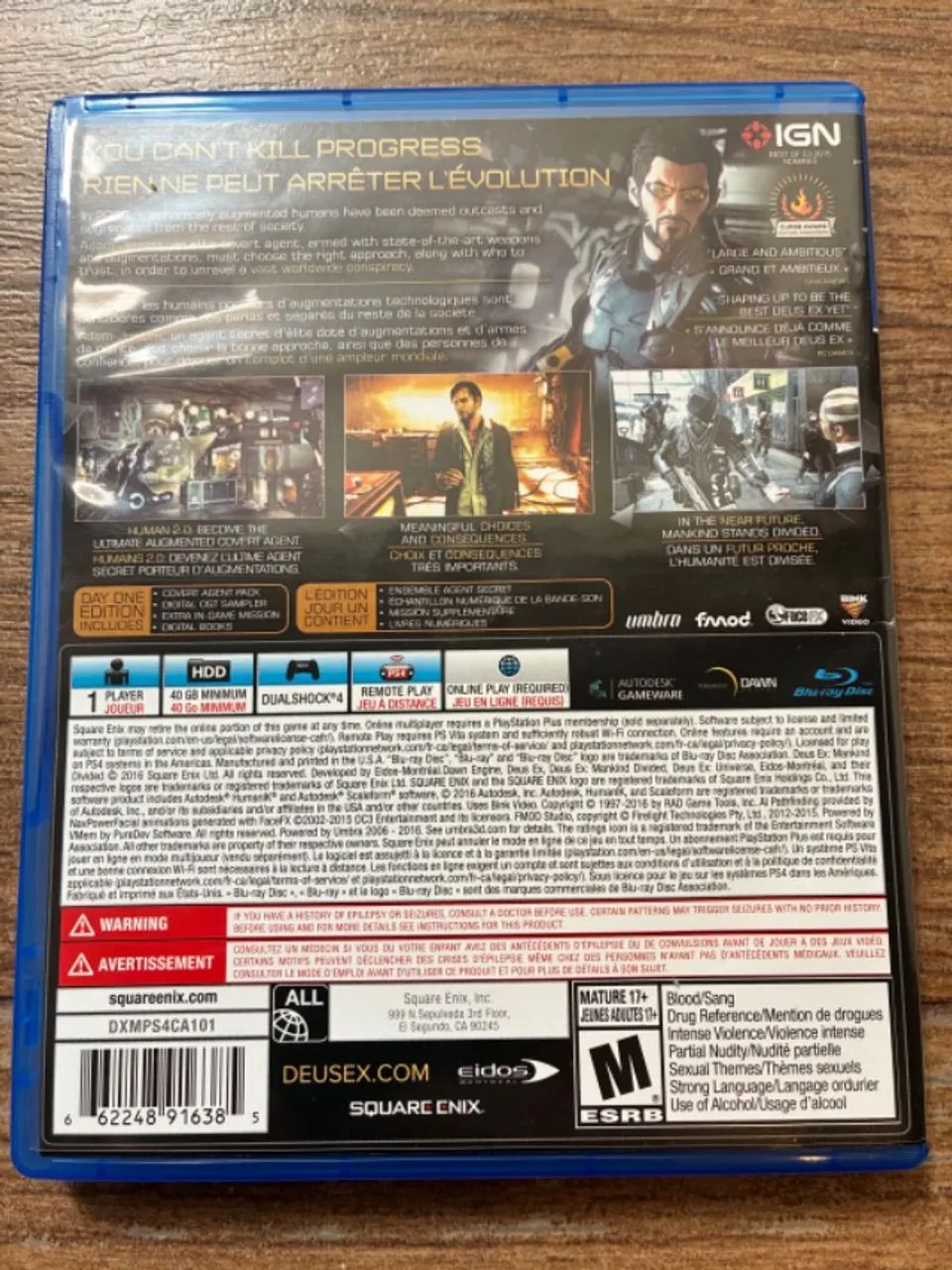 Deus Ex Mankind Divided Day One Edition  - Foto 3