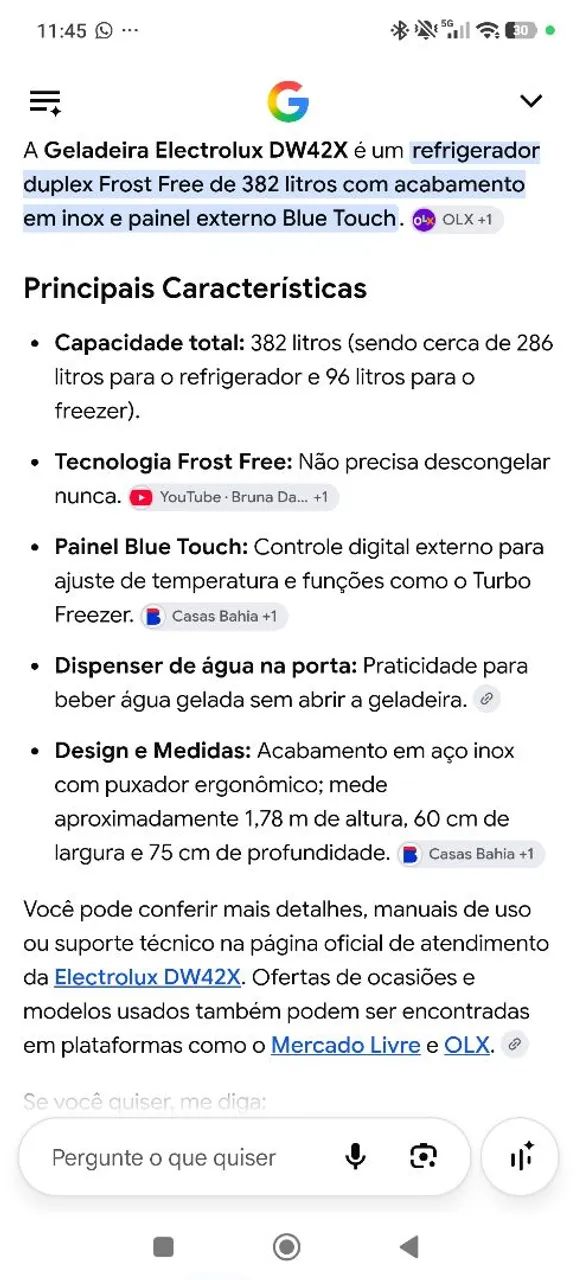 Geladeira Electrolux DW42  - Foto 4