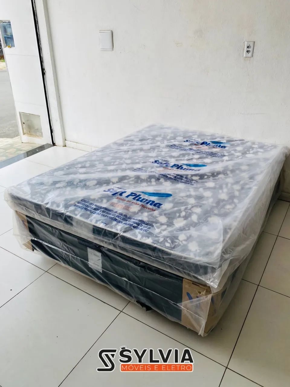Cama box de casal 12 cm 