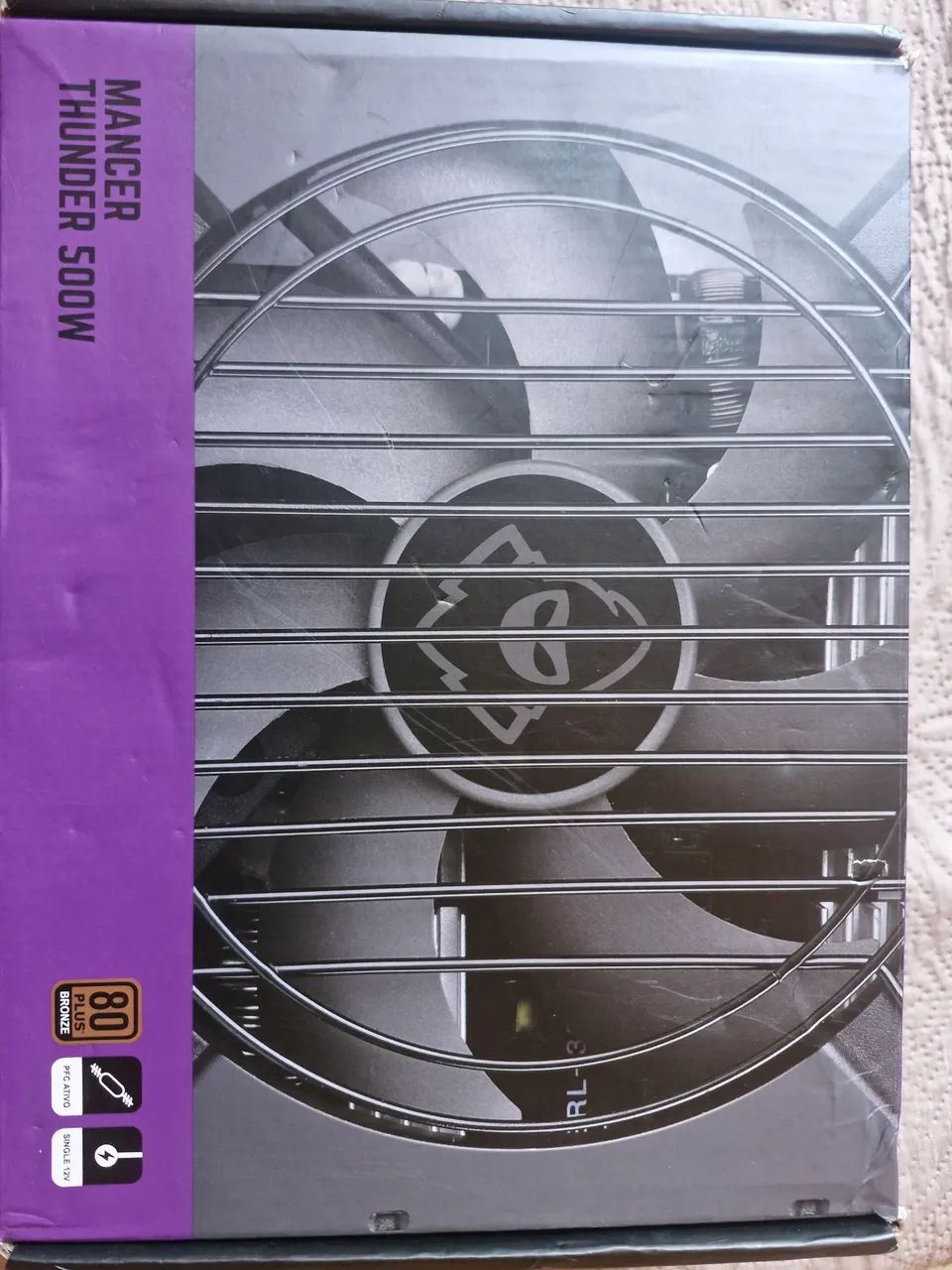 Fonte Mancer 500W 80 Plus Bronze NOVA - Nunca Usada - Foto 2