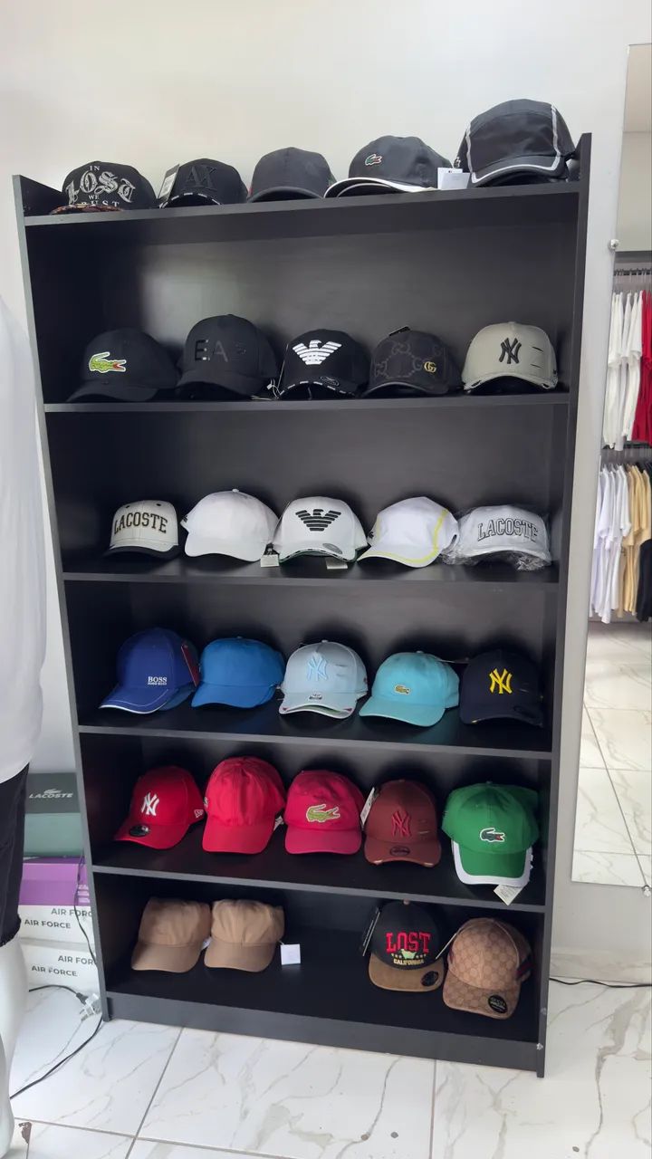 Expositor fundo de loja 