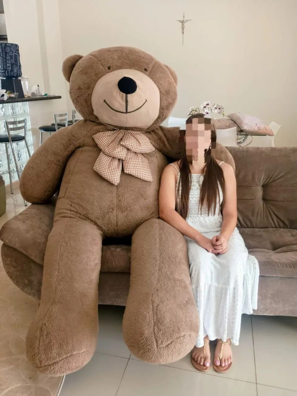 Urso gigante 2mt (pelúcia)...