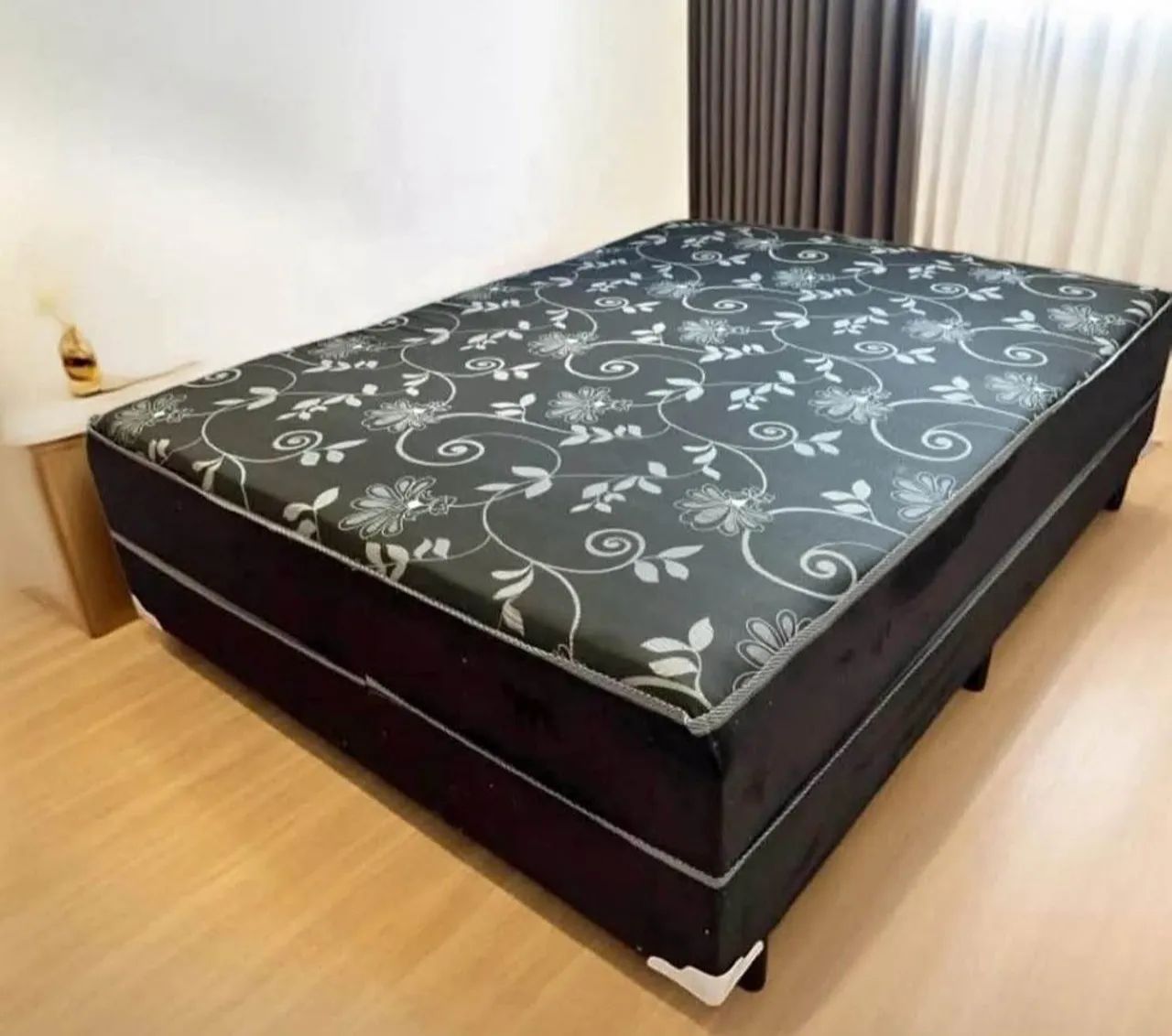 Cama casal D33 Box conjugada com ou sem molas nova de fábrica FRETE GRÁTIS  - Foto 2