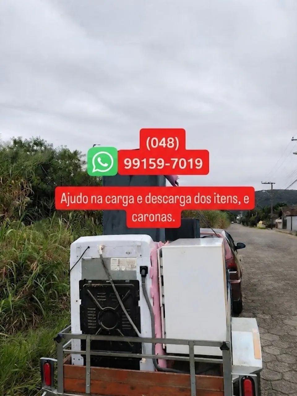 Frete Florianopolis entulho coletas- mudança