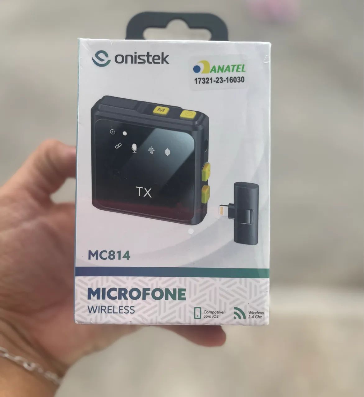 Microfone de lapela onistek profissional- ENTREGA A DOMICÍLIO 