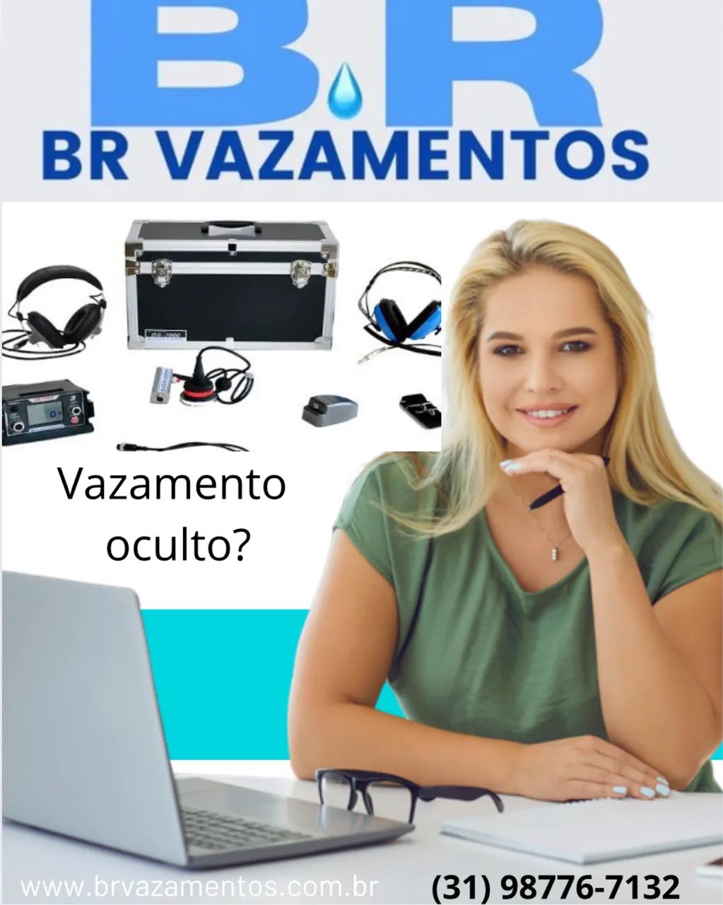 Caça Vazamentos BH * BR Vazamentos 