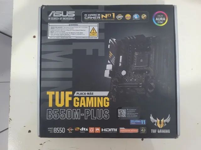 PLACA MÃE ASUS TUF B550 - LEIA A DESCRIÇÃO.