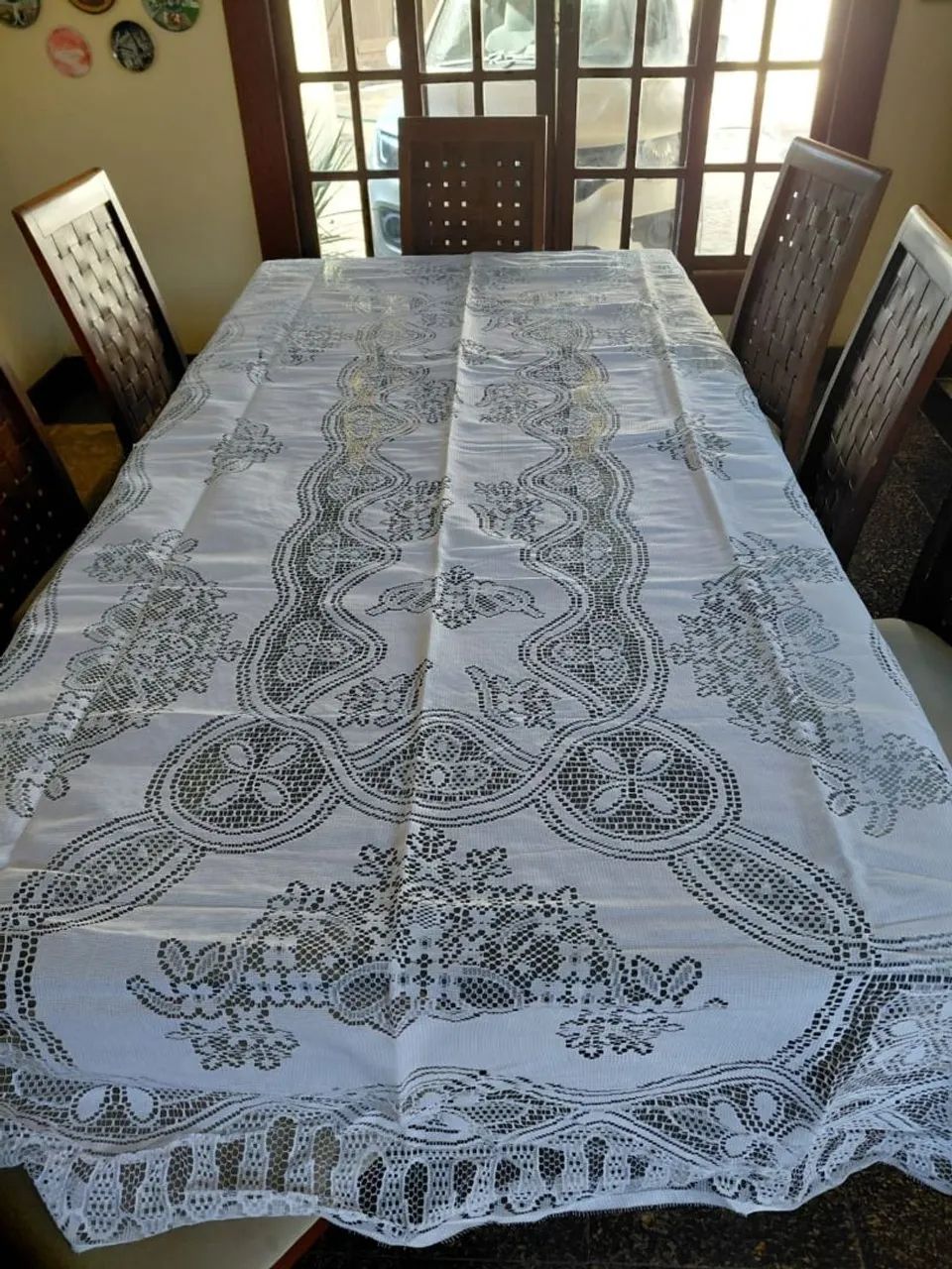 Toalha de mesa rendada