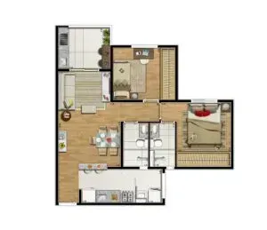PLANTA 50m²