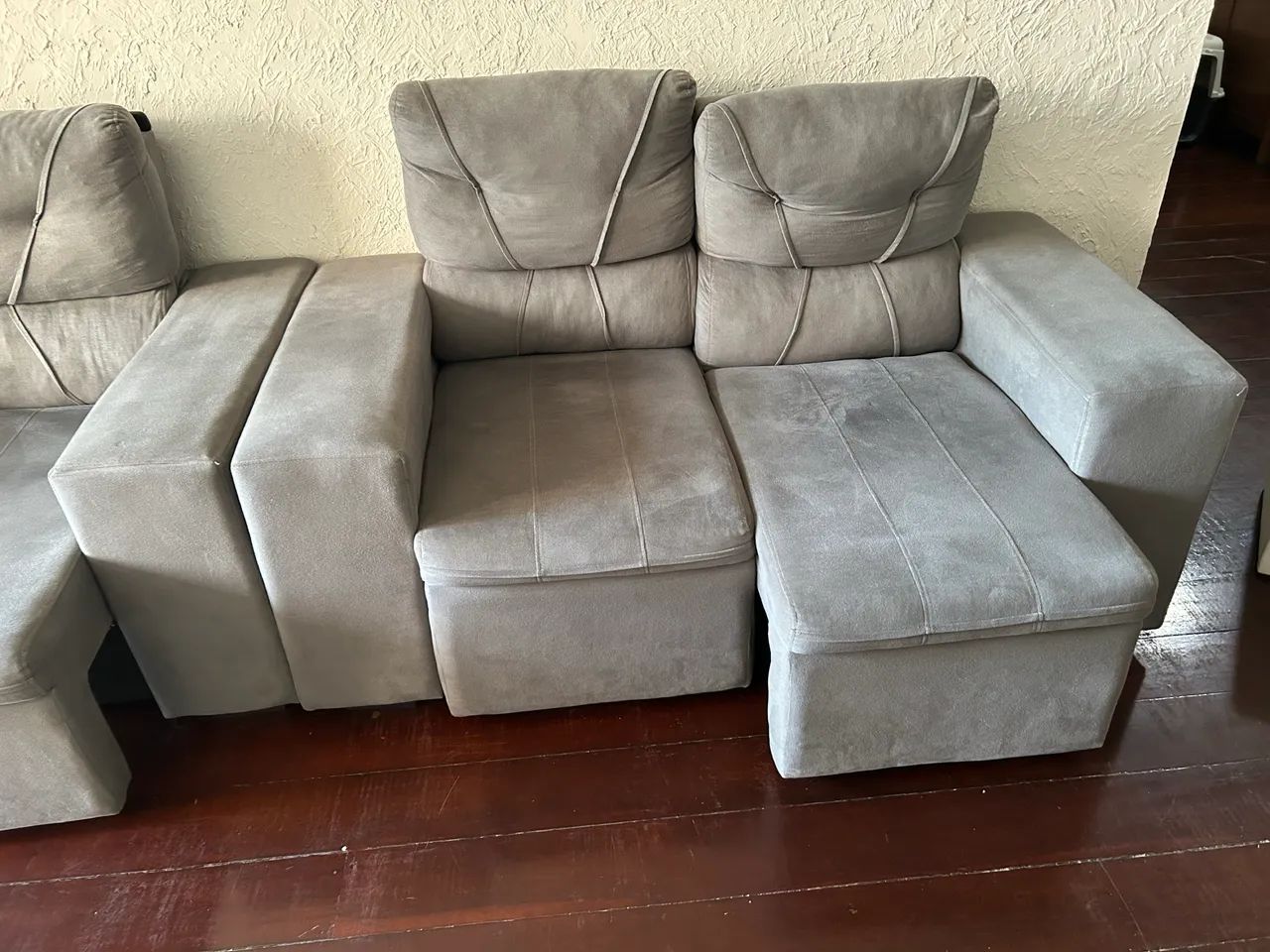 Conjunto estofado 3 e 2 lugares retrátil  - Foto 2