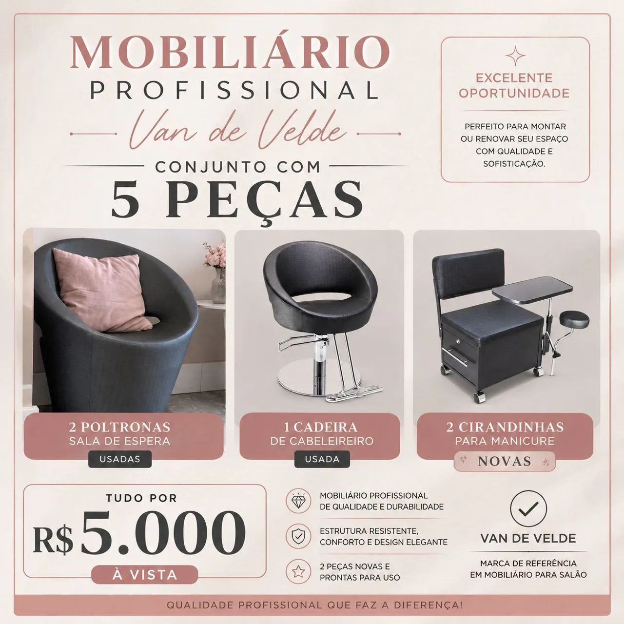 Móveis Van de Velde Para Salão de Beleza - Foto 4