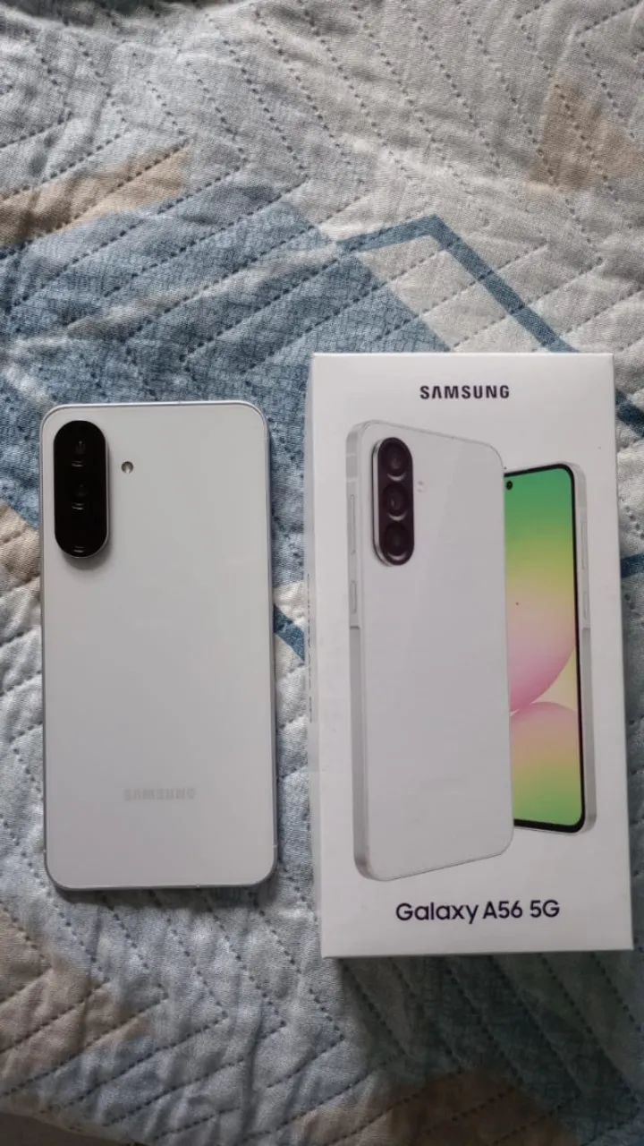 Samsung Galaxy A56 - 128GB Branco em perfeito estado