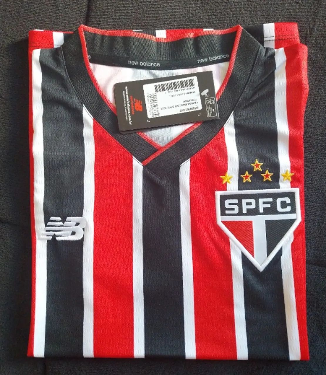 Camisa de time tricolor feminina - Foto 3