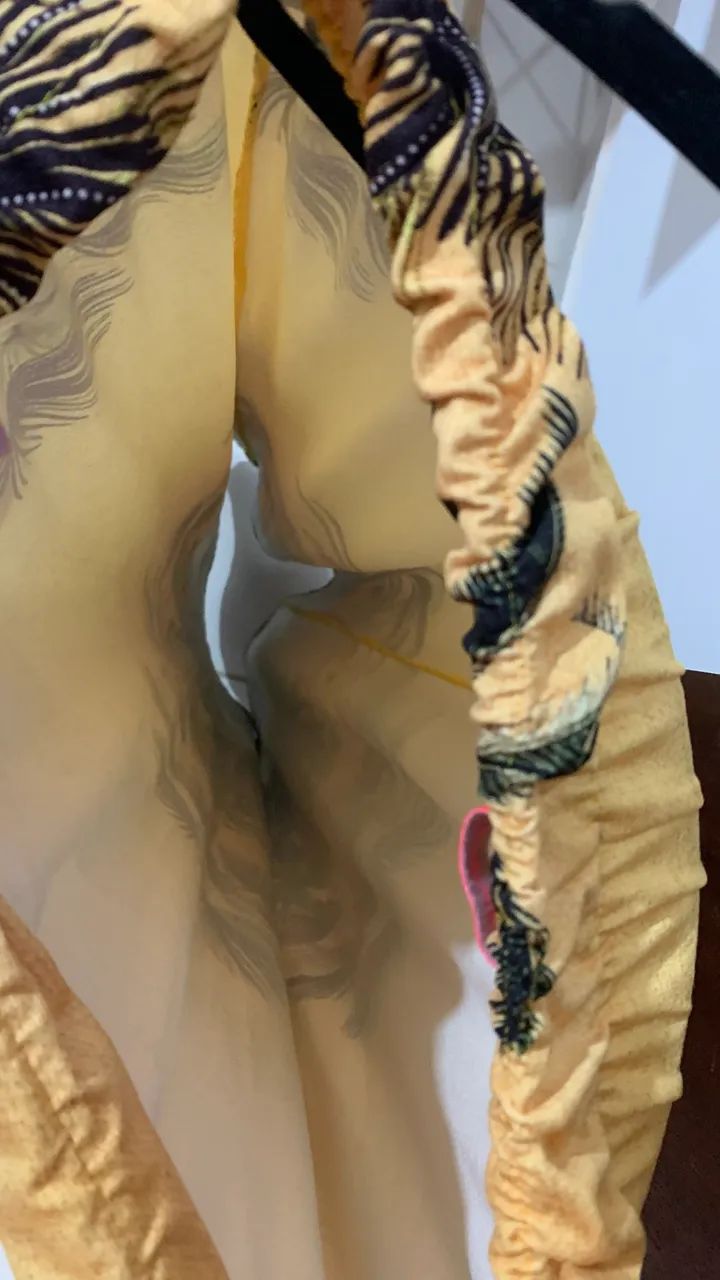 Saia Longa Estampada - Cintura com Elástico (Veste 37 ao 46) - Foto 2