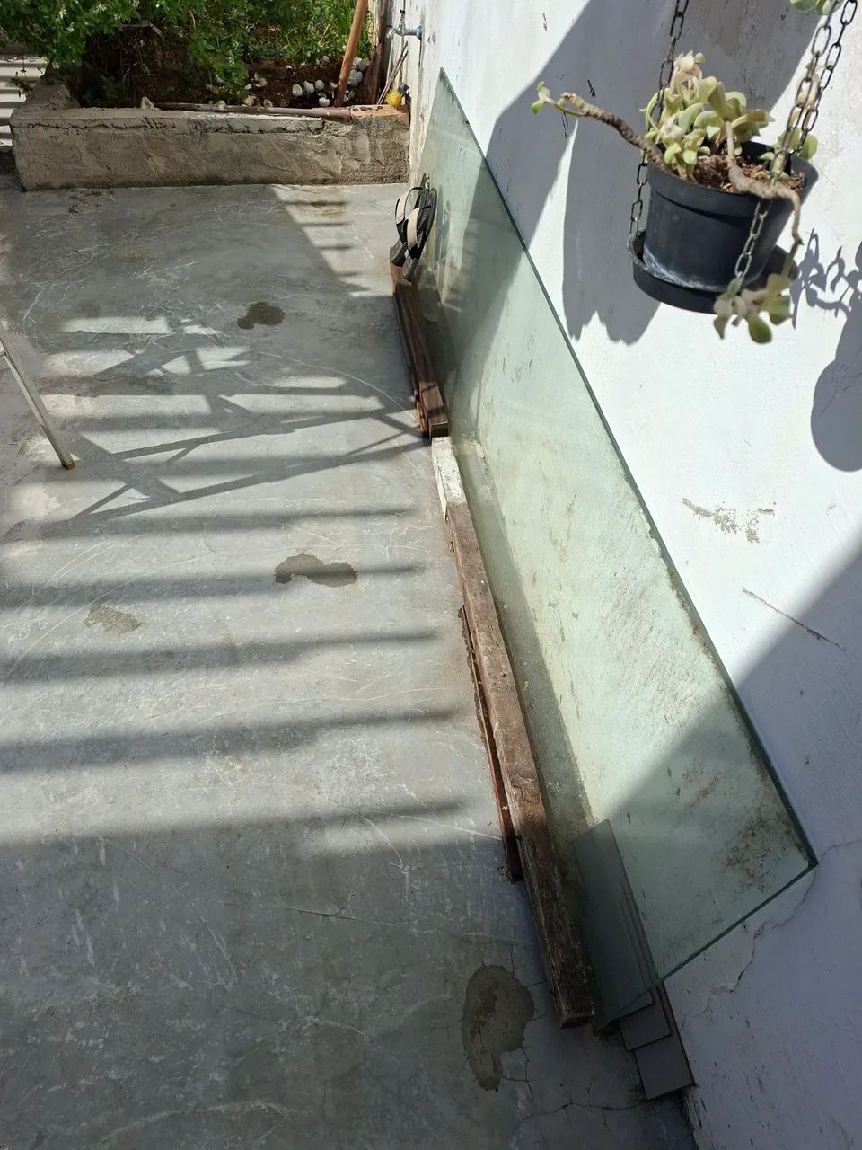 Vidro comum 2,48 x 0,56 espessura 10mm