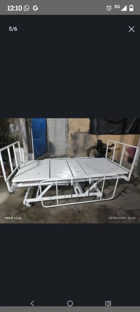 CAMA HOSPITALAR TRÊS MANIVELAS  - Foto 2