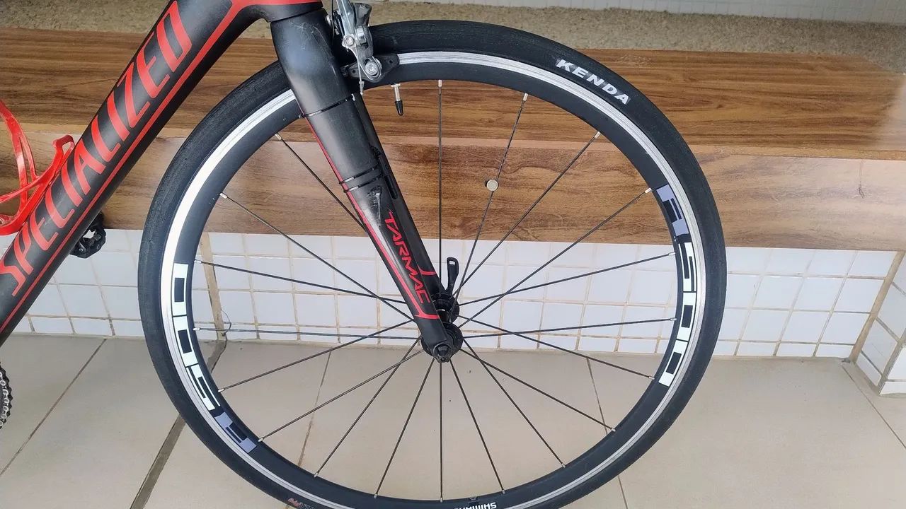 Bicicleta speed semi-nova Specialized Tarmak SL4 58 - Foto 5