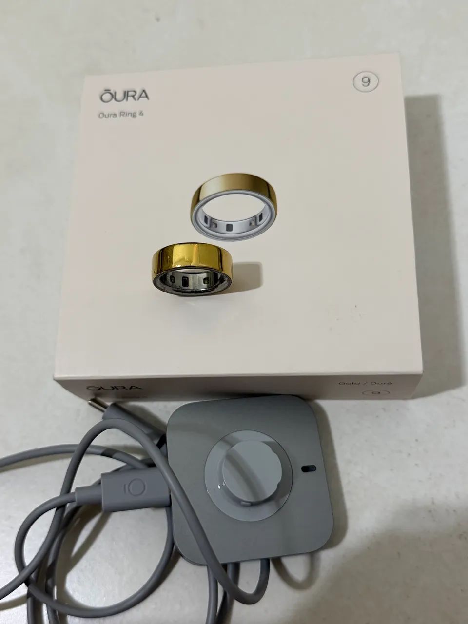 Oura ring 4 tamanho 9 dourado/gold - Foto 2