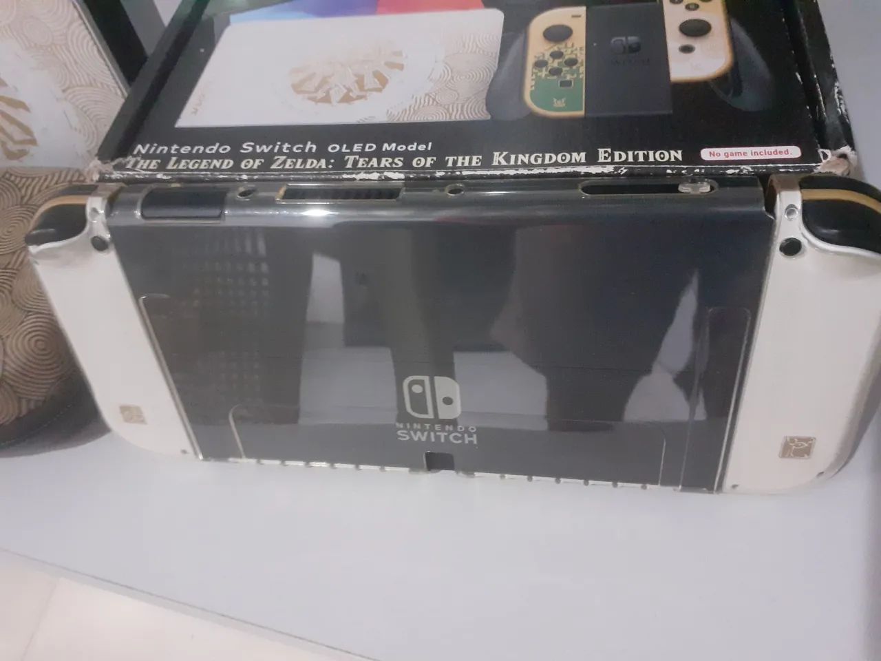 Switch Oled Zelda Tears D&$bl0qu?ado - Foto 5