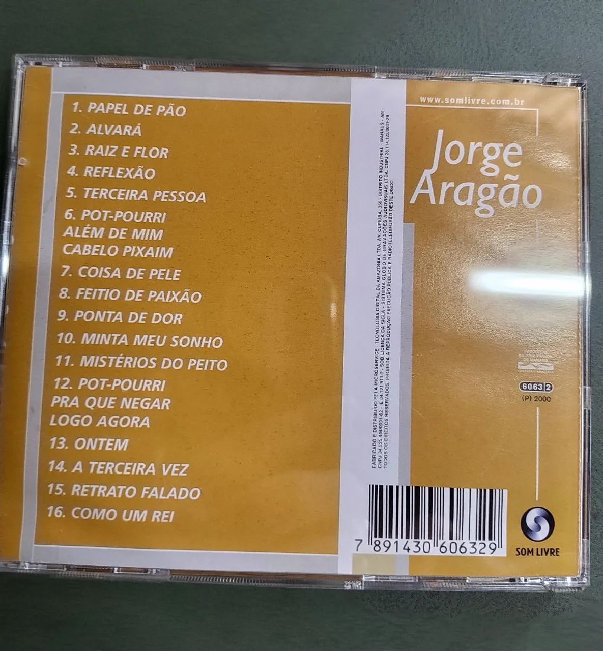 Cd Pérolas  - Jorge Aragão  - Foto 2