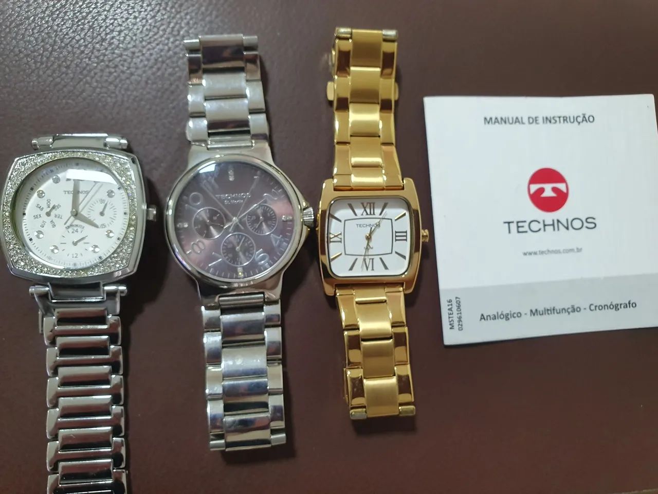 3 relógios Technos 