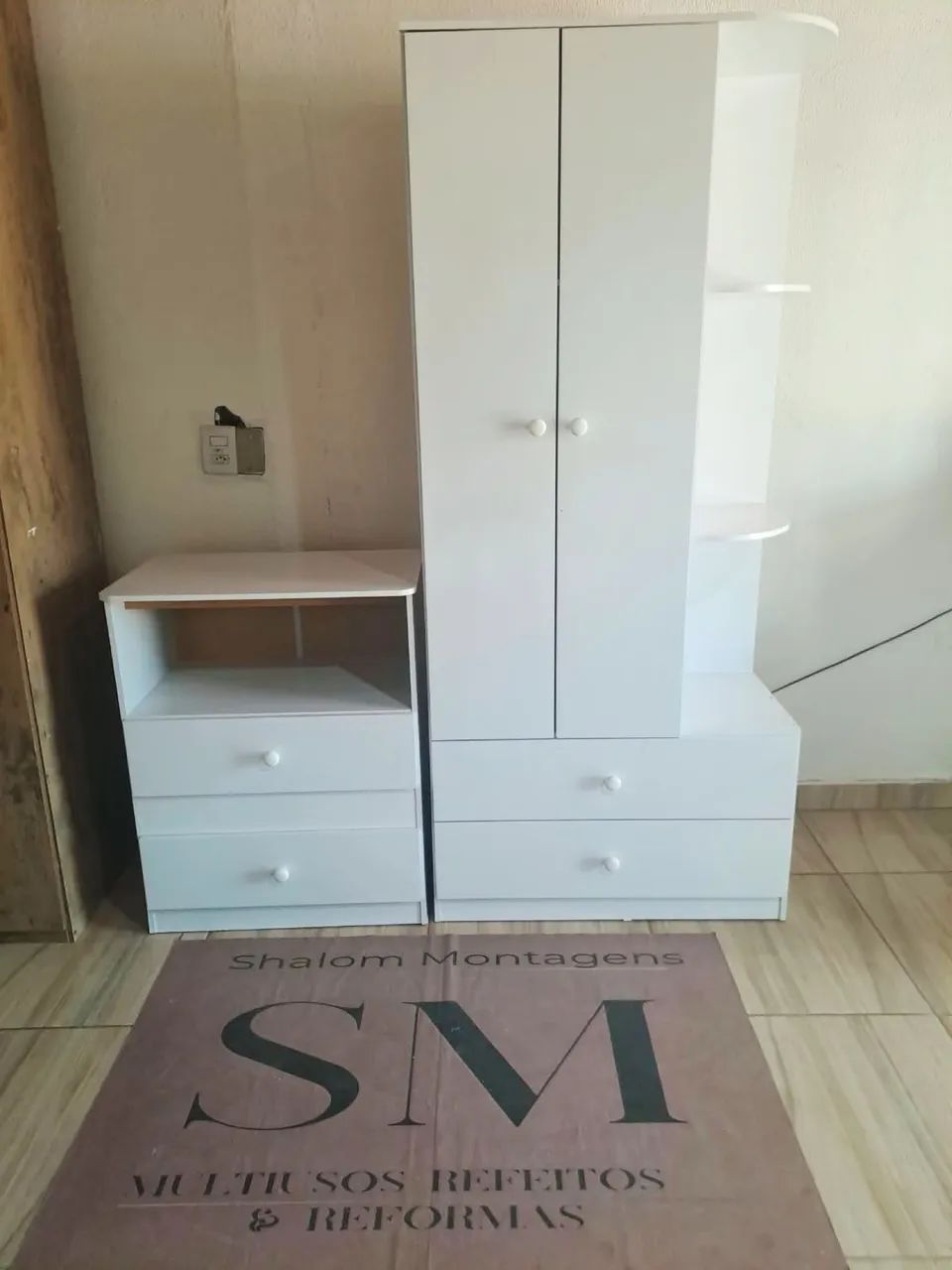 Guarda roupa e cômoda 