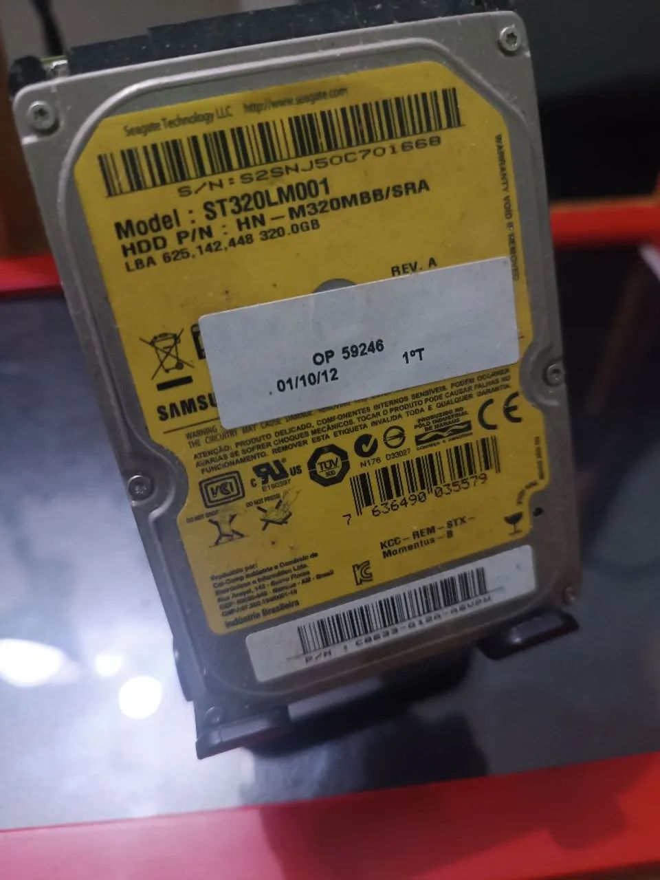 HD Samsung para Notebook 320GB423878270723051520