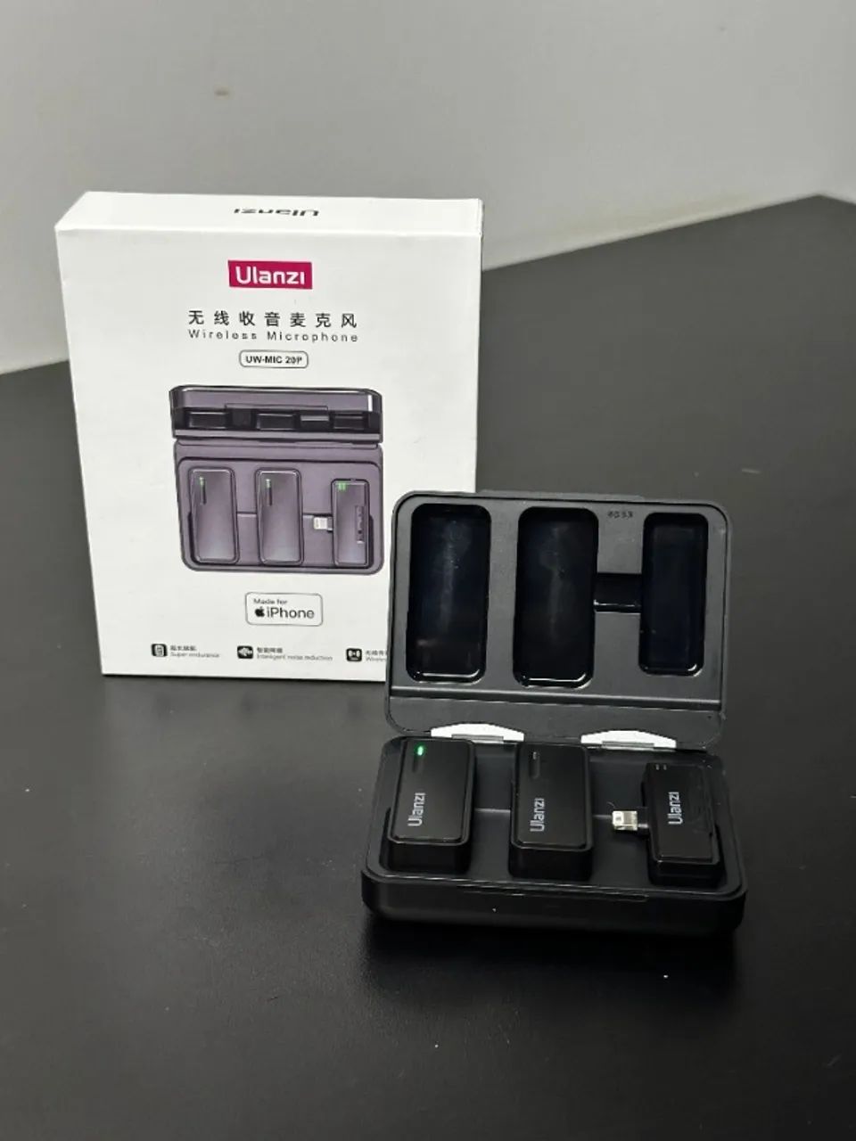 MICROFONE LAPELA ULANZI UW-MIC 20P (ENTRADA LIGHTNIN)