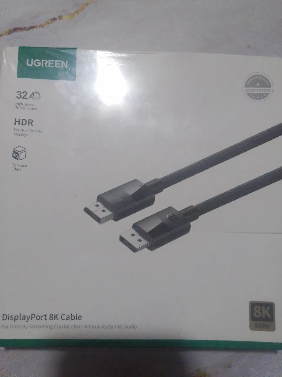 Cabo 8k displayport 