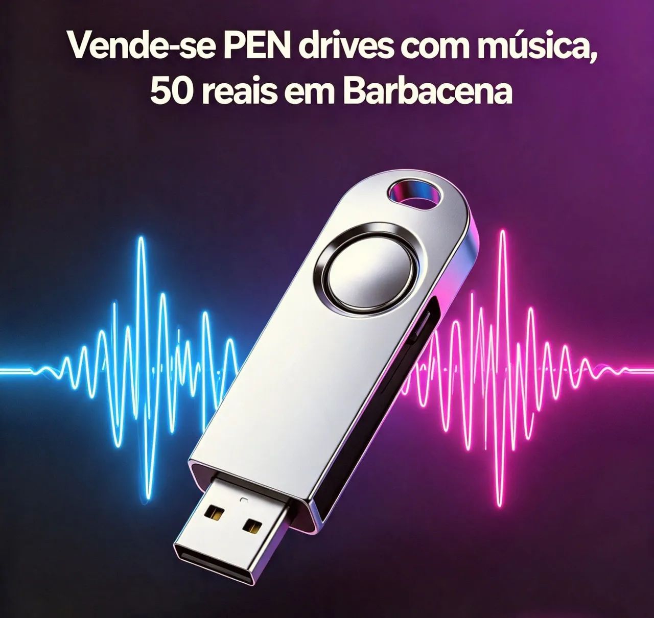 Pendrive c músicas 