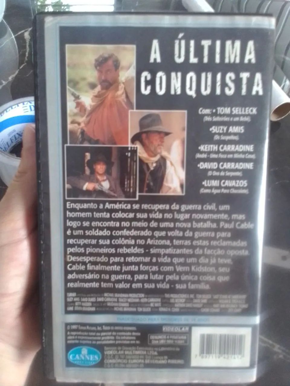  Vhs A última conquista (faroeste dublado)  - Foto 2