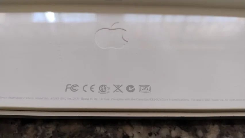 Teclado Apple Wired Keyboard A1243 com Numérico - Alumínio Original - Foto 5
