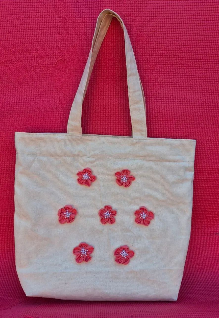 Ecobags em Algodão cru  - Foto 3