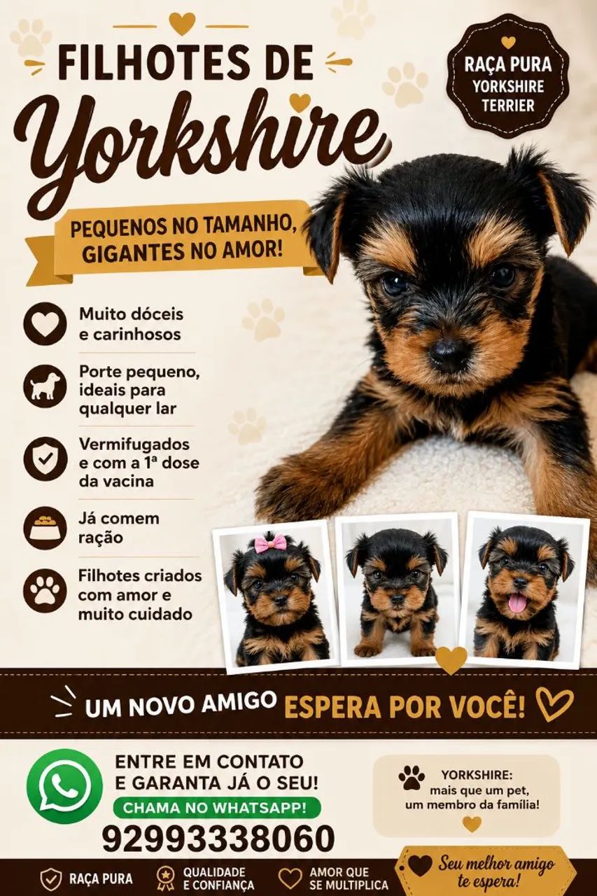 (Filhotes de yorkshire)