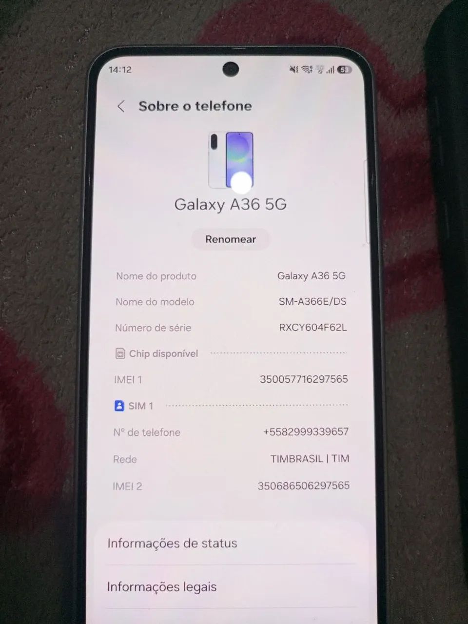 VENDO CELULAR SAMSUNGA36  - Foto 2