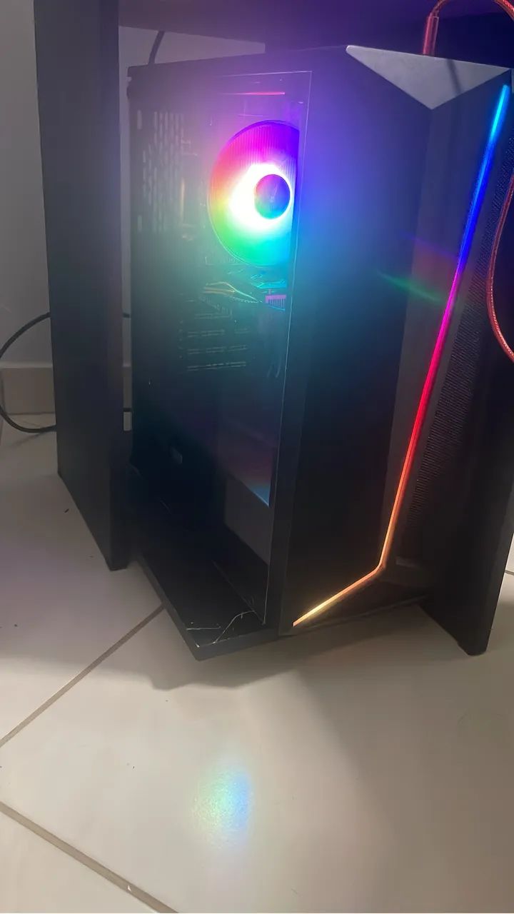 Pc gamer setup completo mesa e cadeira gamer  - Foto 2