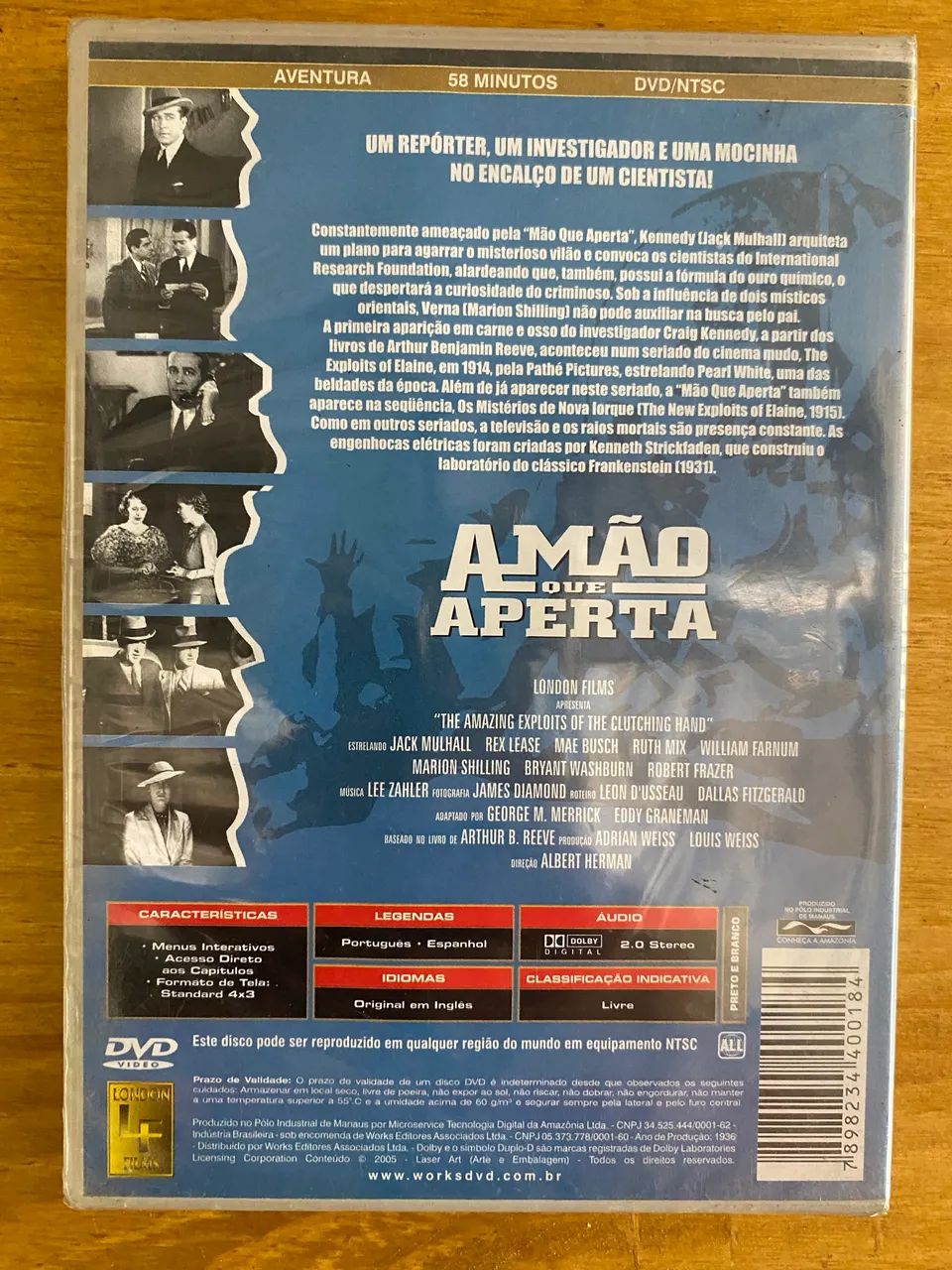 DVD - A mão que aperta - vol 2 - original  - Foto 2