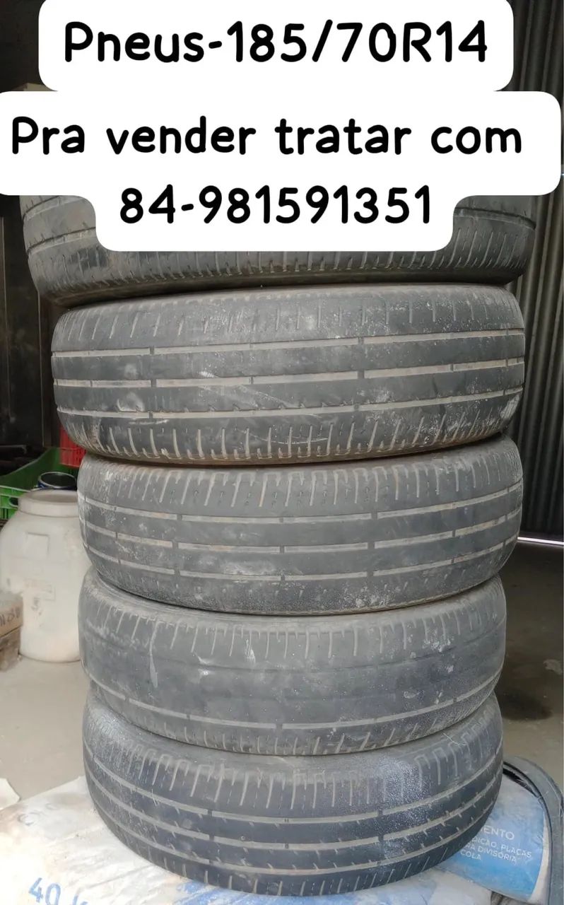 Pneus Aro 14 Super Conservados 