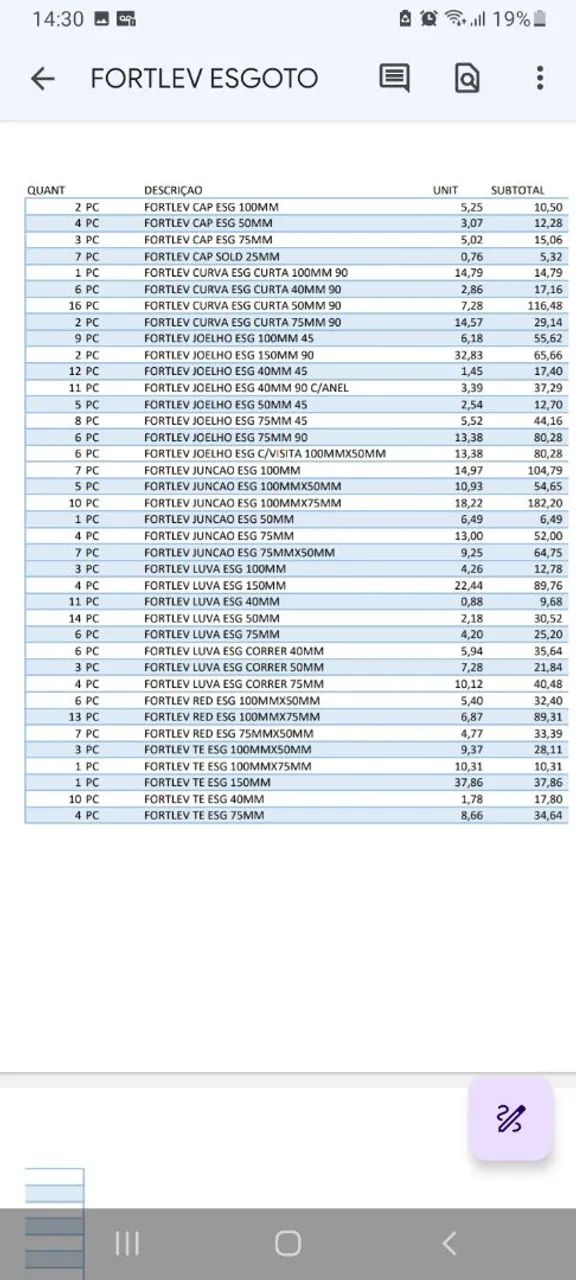 Fortlev conexões de esgotos diversas  - Foto 2